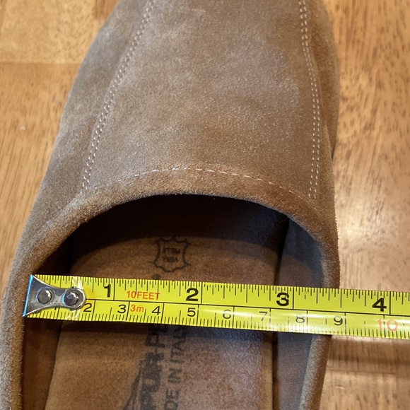 Tempur-Pedic Suede Leather Slippers ~ size S Small ~ Made in Italy - Picture 12 of 13